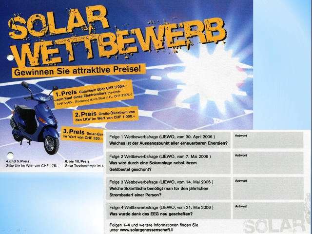 Solarwettbewerb und Infokampagne