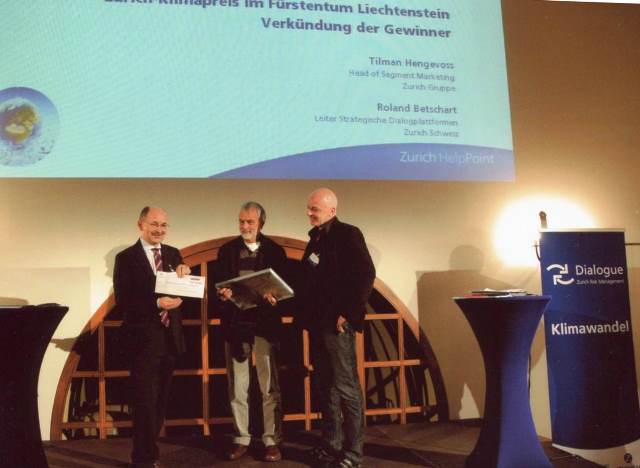 Zurich Klimapreis: 10’000 CHF für die Solargenossenschaft Liechtenstein