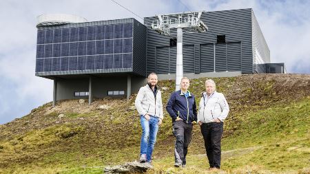Neue Gondelbahn wird mit Solarstrom betrieben