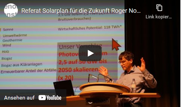 Roger Nordmann: Sonne für den Klimaschutz – ein Solarplan.