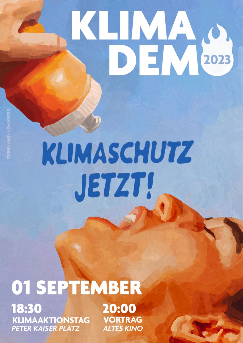 Klimademo am 1. September in Vaduz