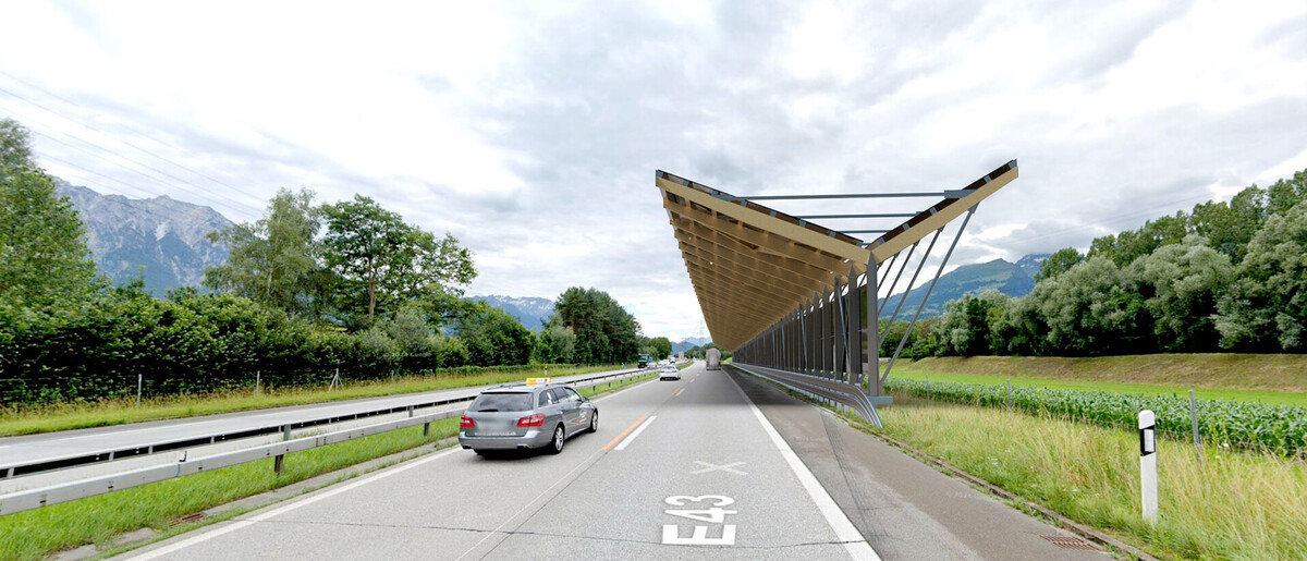 So­lar­strom von der Auto­bahn: Pilot­pro­jekt auf der A13 in Prü­fung