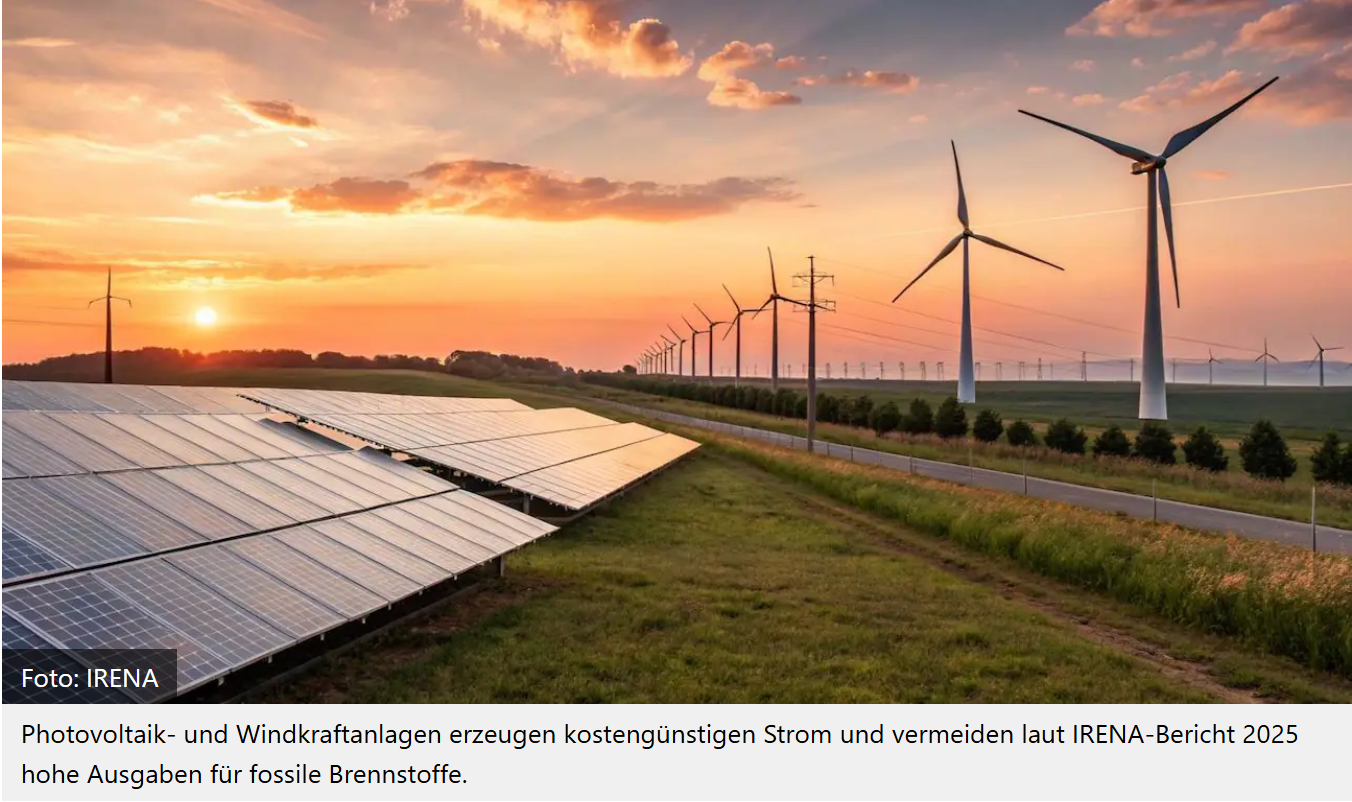 Erneuerbare Energien sparen Milliarden – und schützen vor teuren Energiekrisen